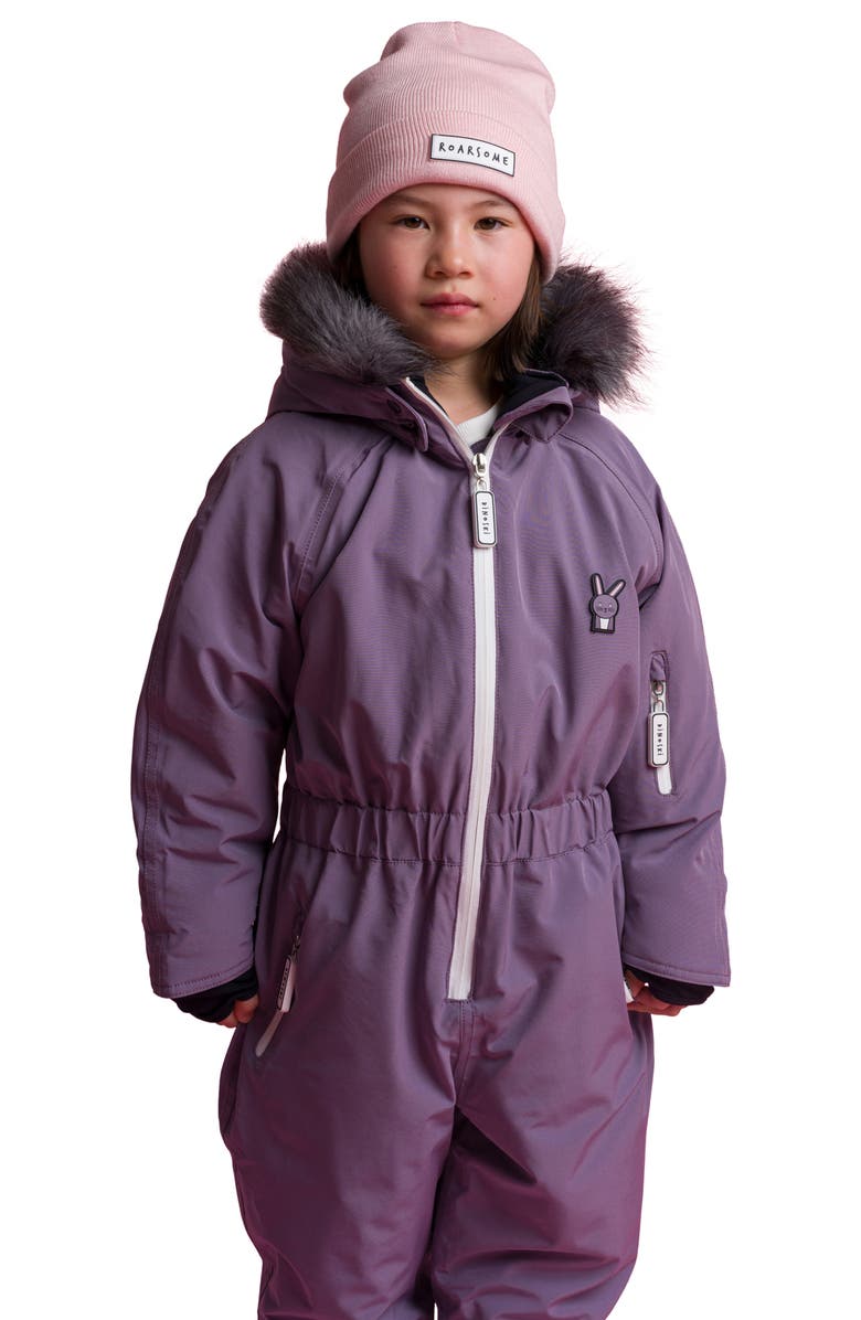 Roarsome Hop the Bunny Ski Suit, Alternate, color, Purple