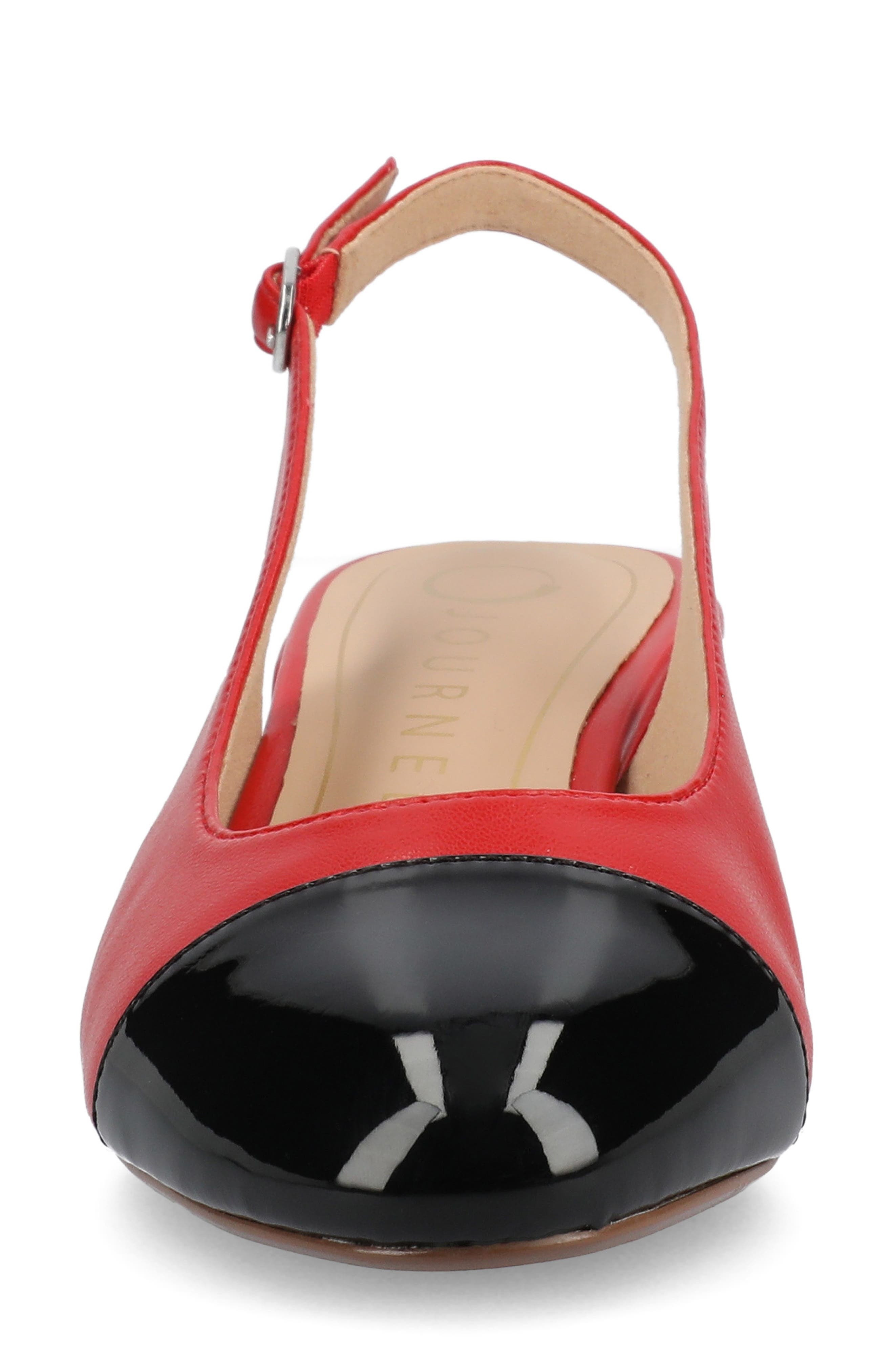 Sammie Slingback Pump, Alternate, color, RED