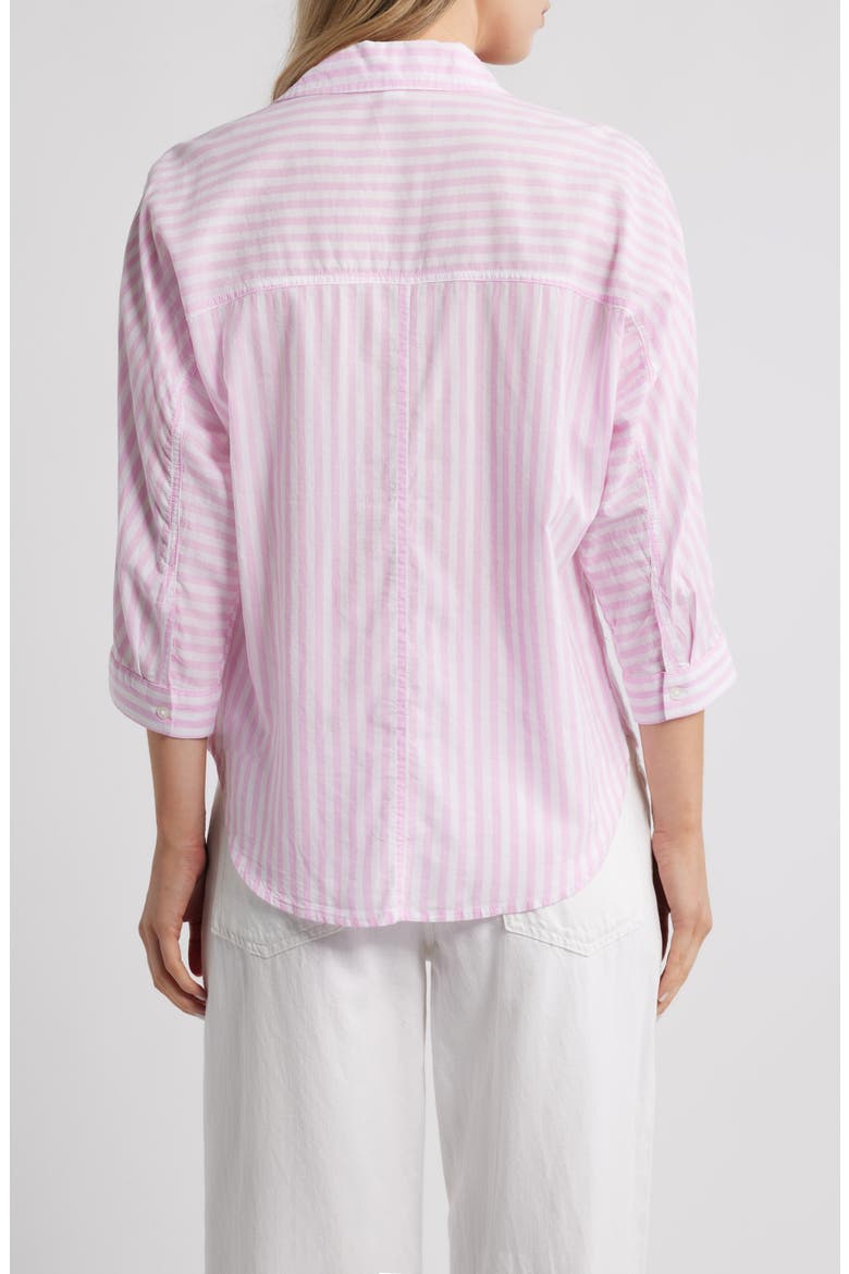Wells Stripe Shirt, Alternate, color, PINK ICING
