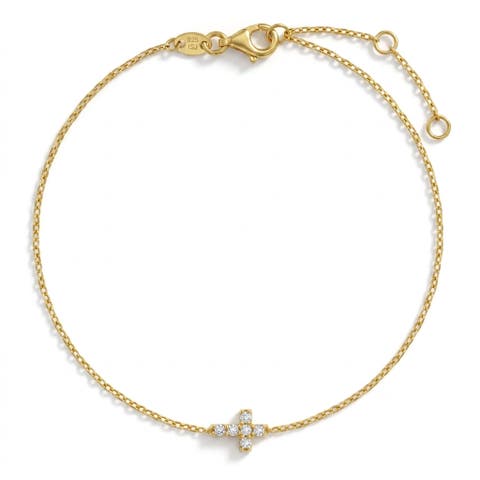 Cz Cross Women's Bracelet