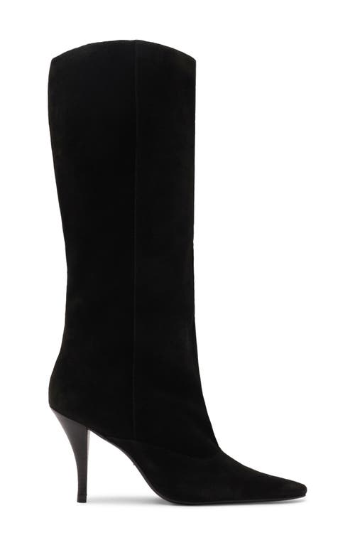 Schutz Rudy Pointed Toe Boot In Black