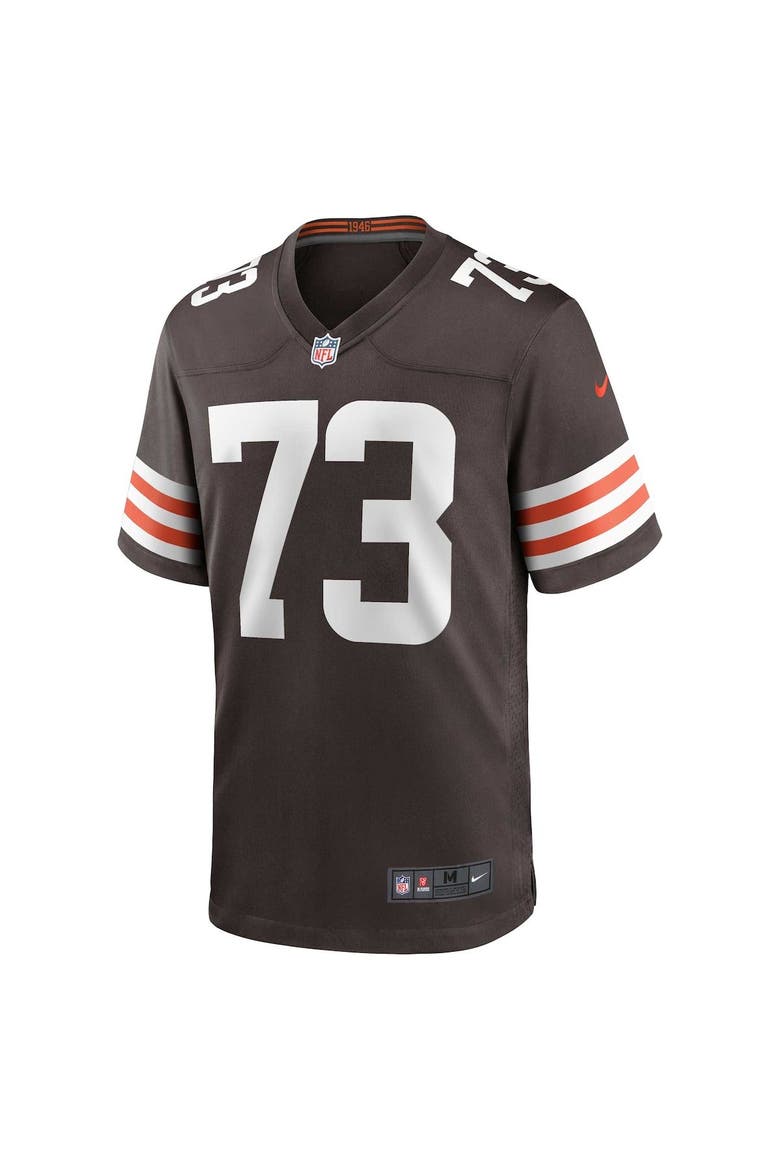 Men's Nike Joe Thomas Brown Cleveland Browns Retired Player Game Jersey, Alternate, color, Brown