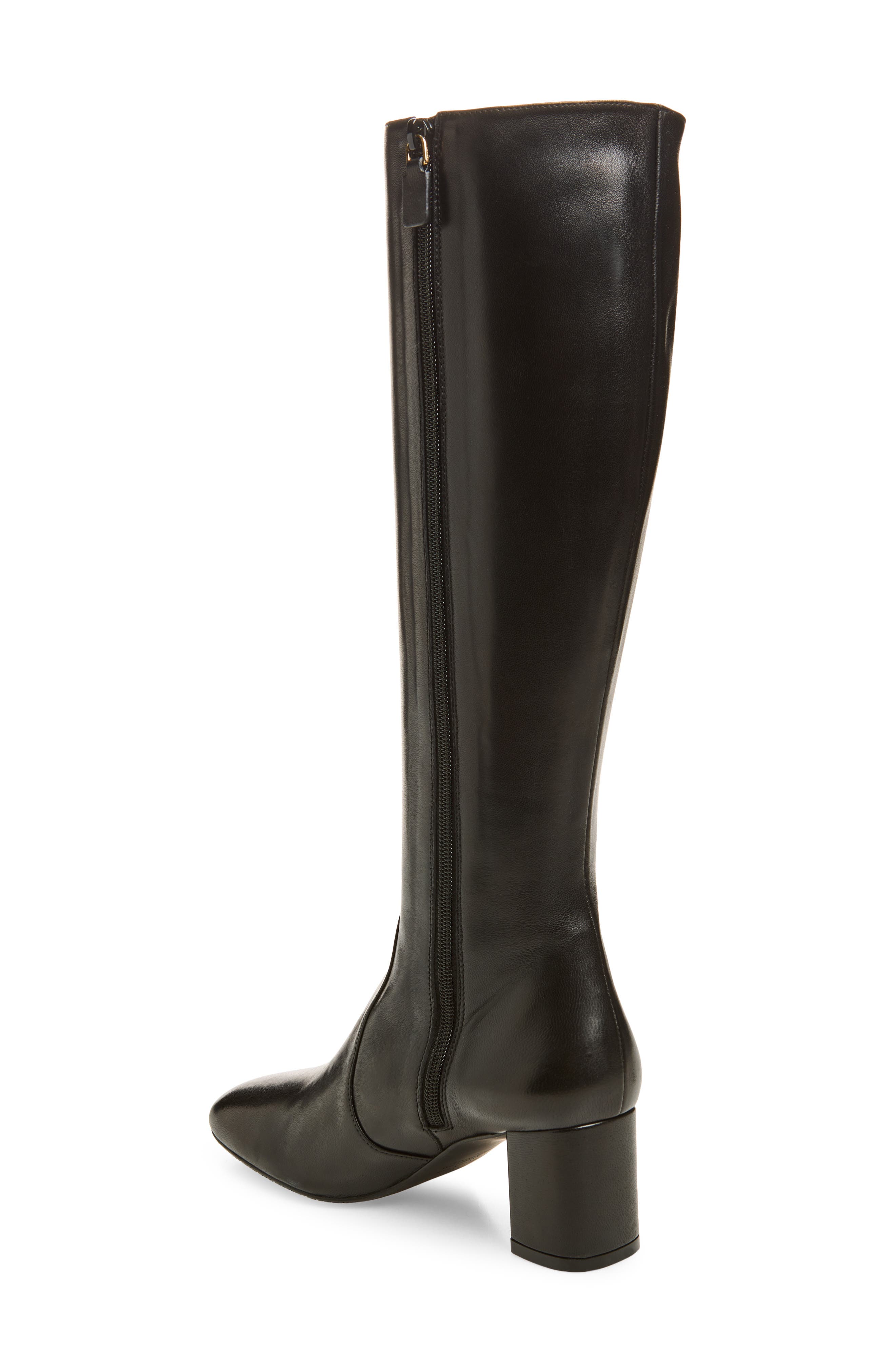 Stuart Weitzman Miranda Knee High Boot, Alternate, color, Black