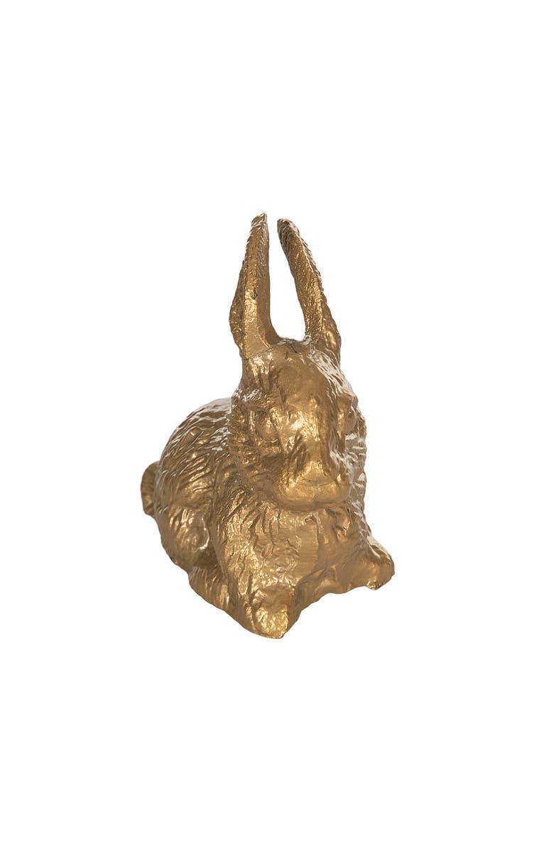 Transpac Iron Baby Bunny Gold for Spring Home Decor, Alternate, color, Gold