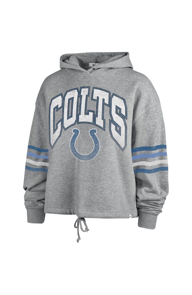 '47 Women's '47 Heather Gray Indianapolis Colts Upland Bennett Pullover Hoodie, Alternate, color, Heather Gray