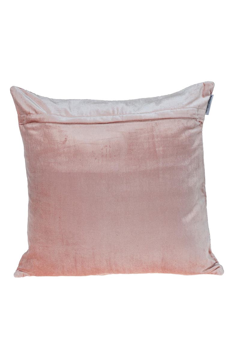 PARKLAND COLLECTION Iphis Topstitched Throw Pillow, Alternate, color, Pink