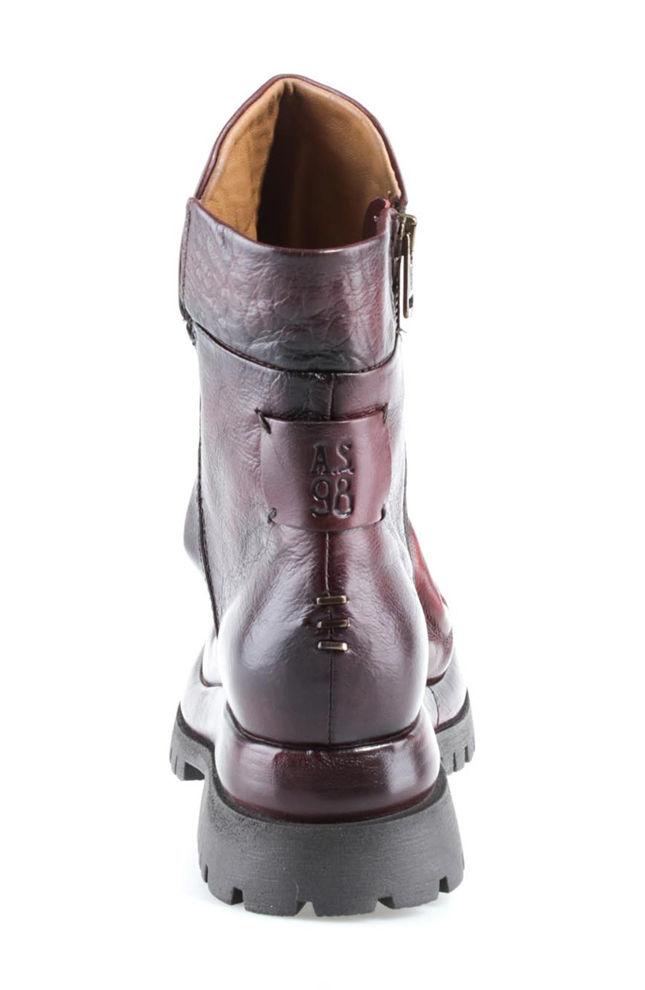 Dempsey Leather Boot, Alternate, color, BURGUNDY