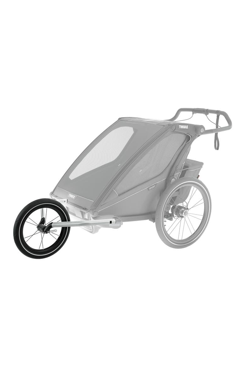 Jogger Conversion Kit for Thule Chariot Double Stroller, Alternate, color, BLACK
