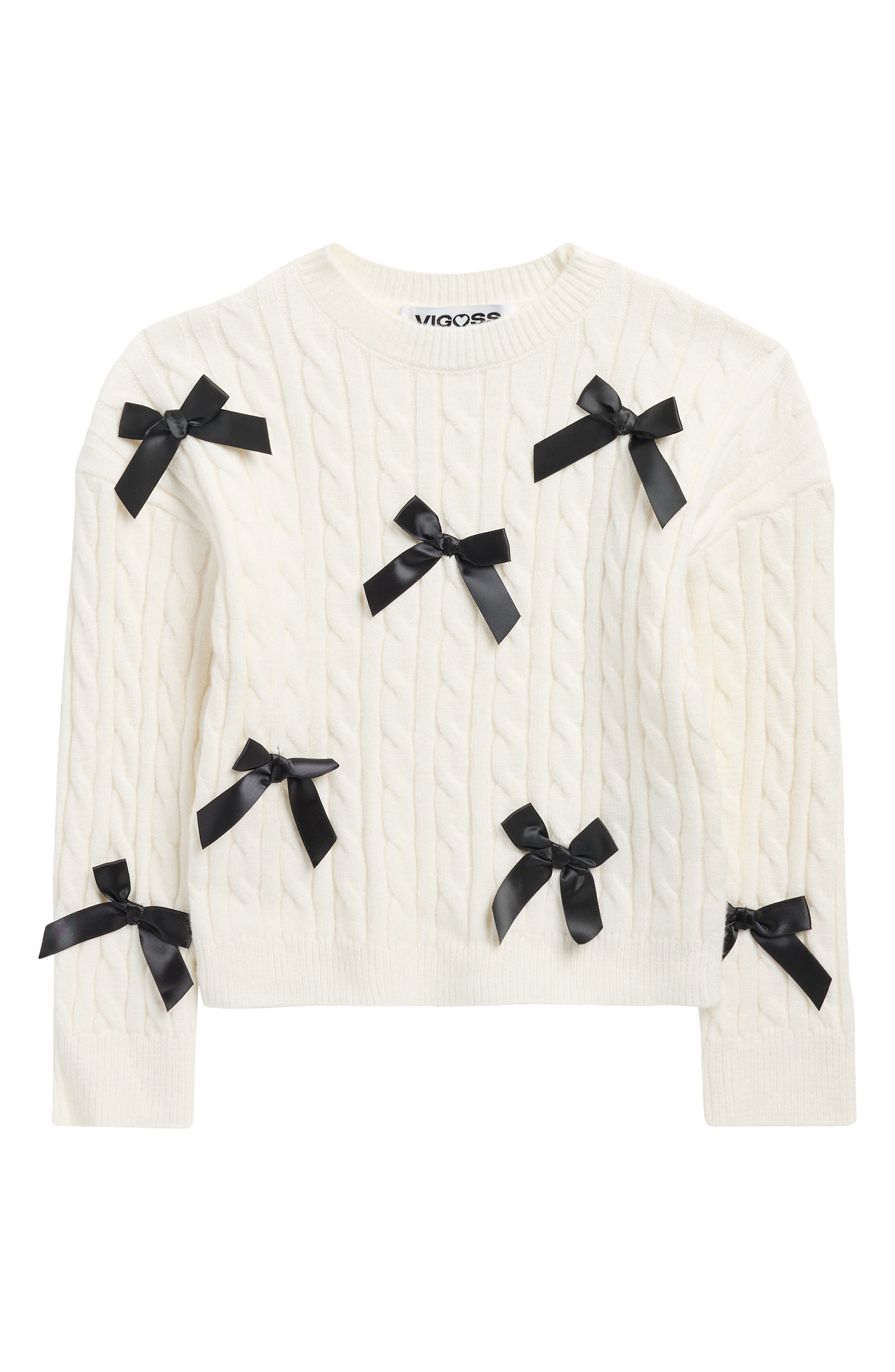 Vigoss Kids' 3D Bow Sweater