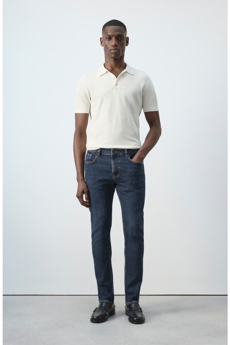 Jan Slim Fit Jeans, Alternate, color, DARK BLUE