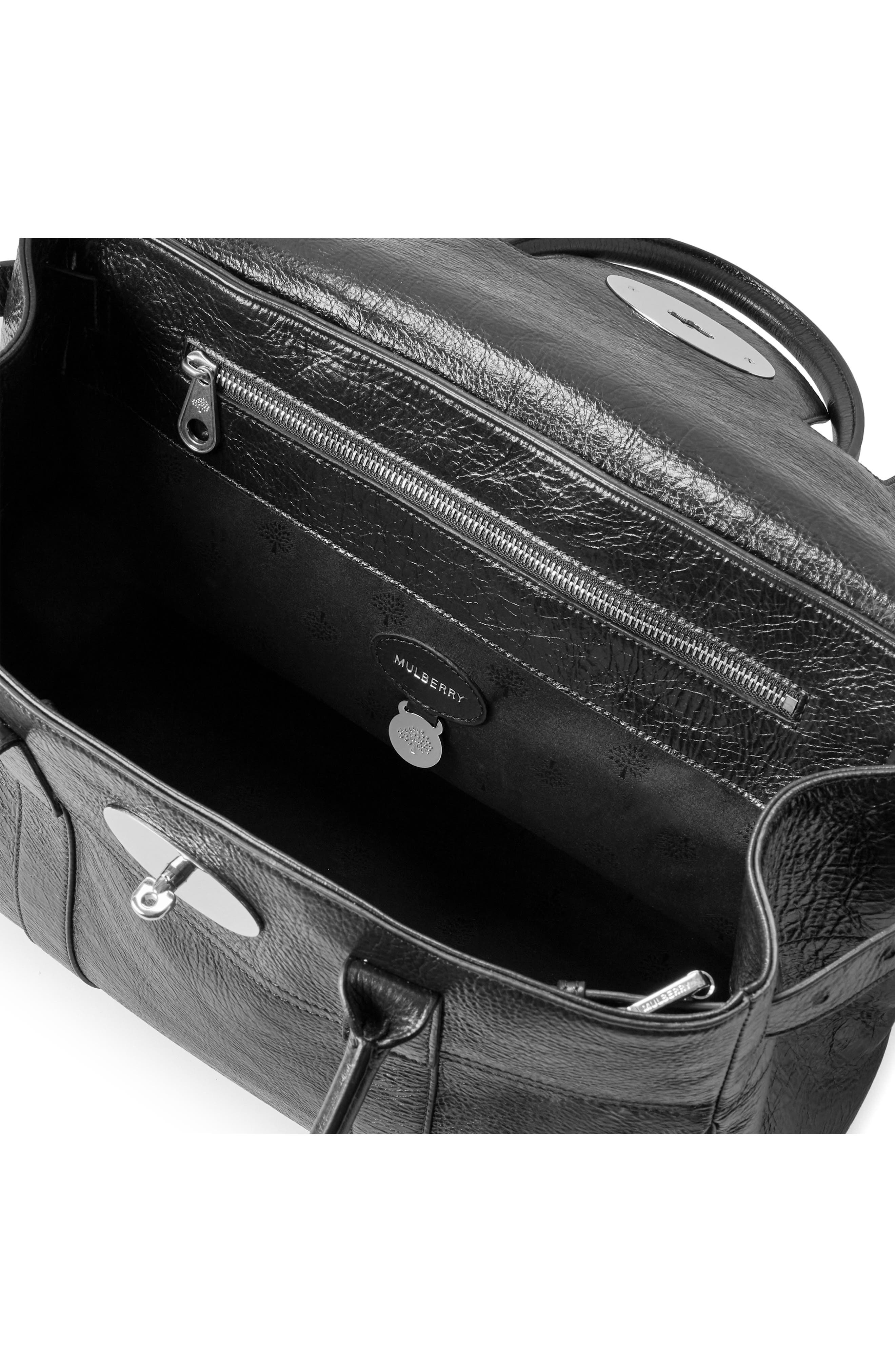 Mulberry Bayswater Heavy Grain Leather Satchel, Alternate, color, 