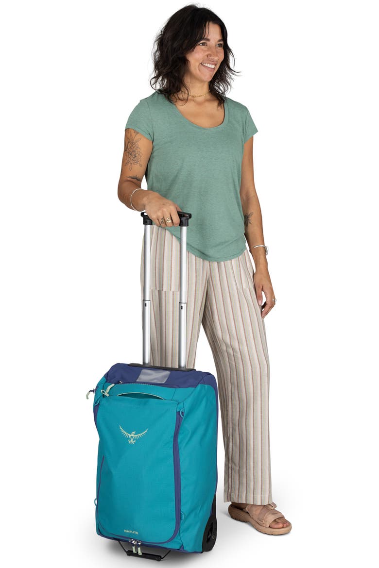 Daylite 40-Liter 22-Inch Wheeled Carry-On Duffle Bag, Alternate, color, BLUE SPIKEMOSS/ ALKALINE