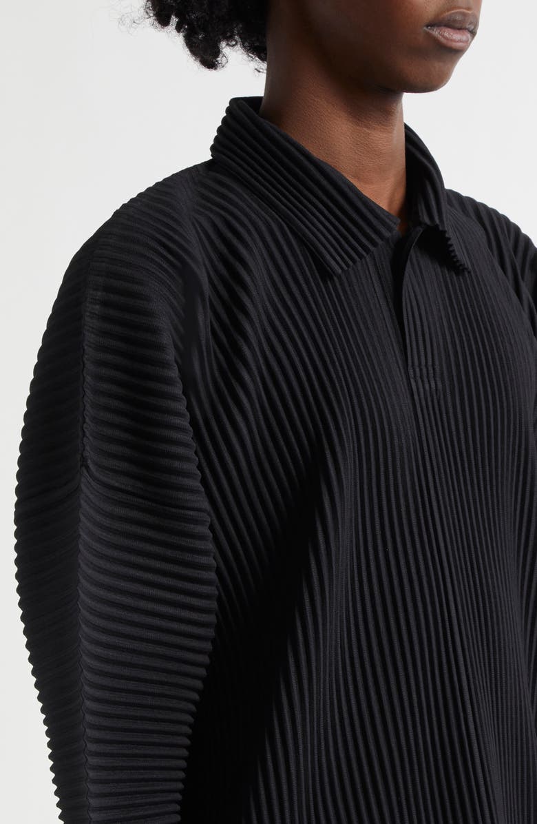 Homme Plissé Issey Miyake Monthly Colors October Long Sleeve Polo, Alternate, color, 