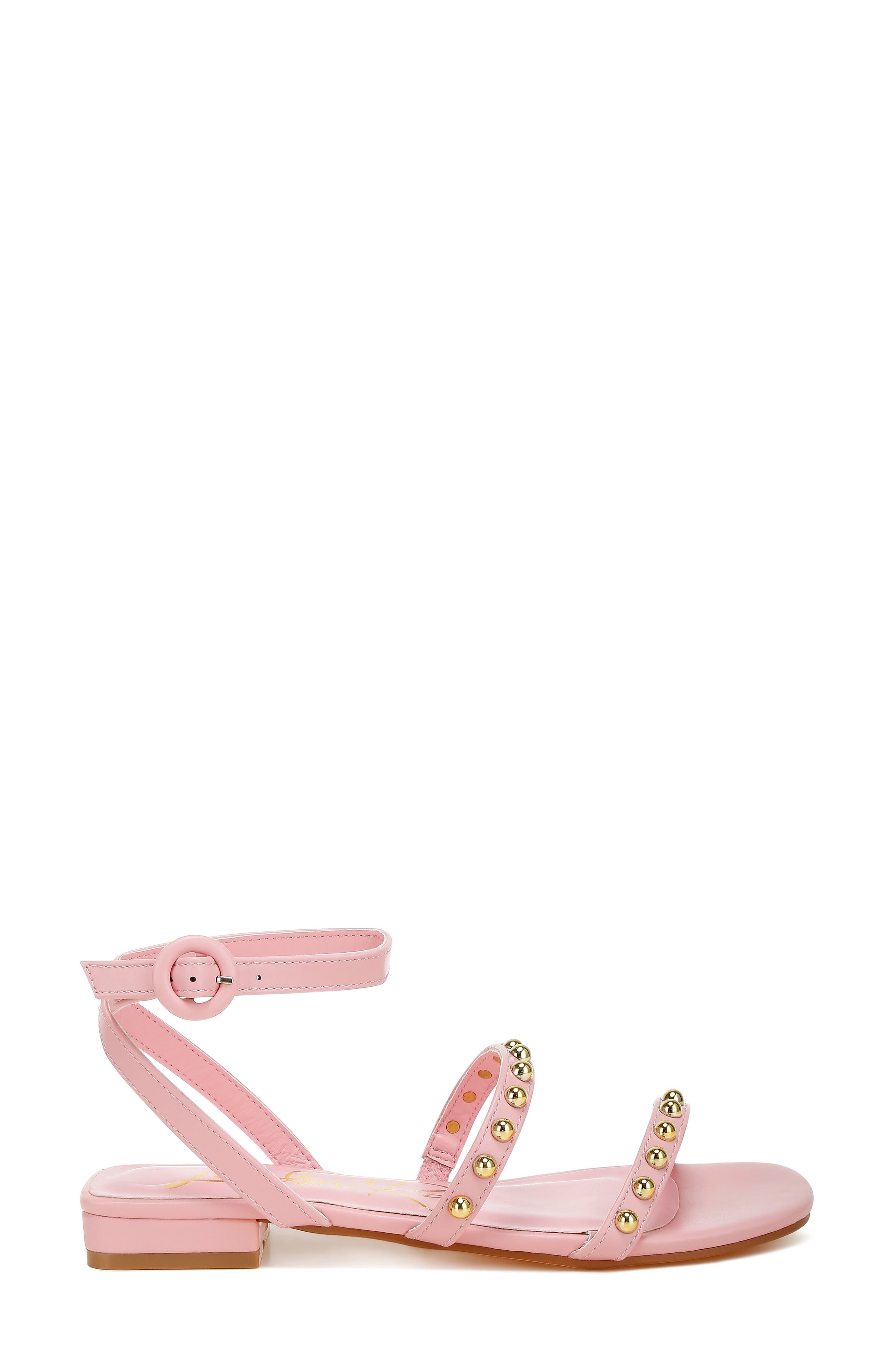 Flippity Studded Ankle Strap Sandal, Alternate, color, PINK