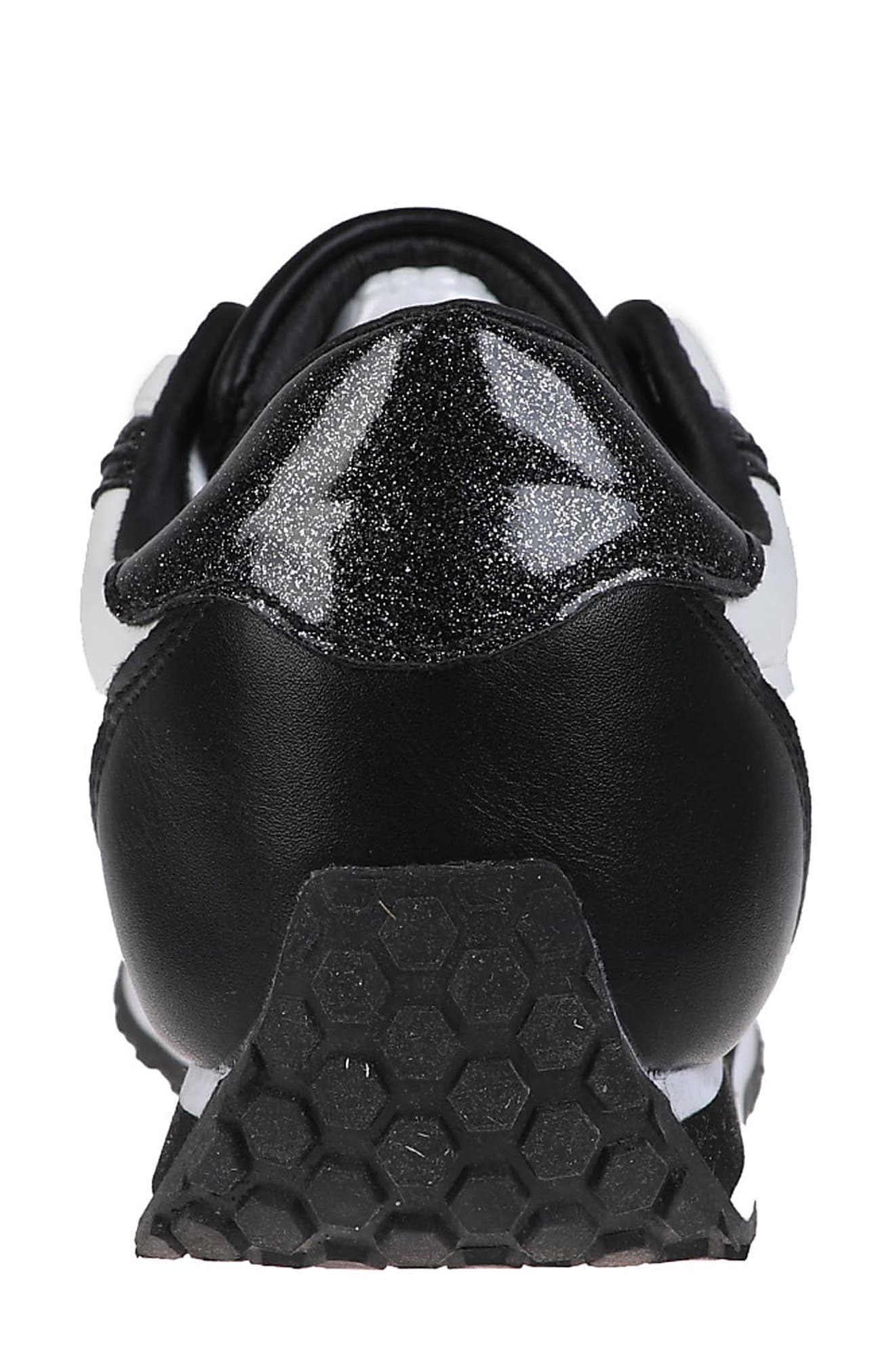 bebe Mixed Media Jogger Sneaker, Alternate, color, 