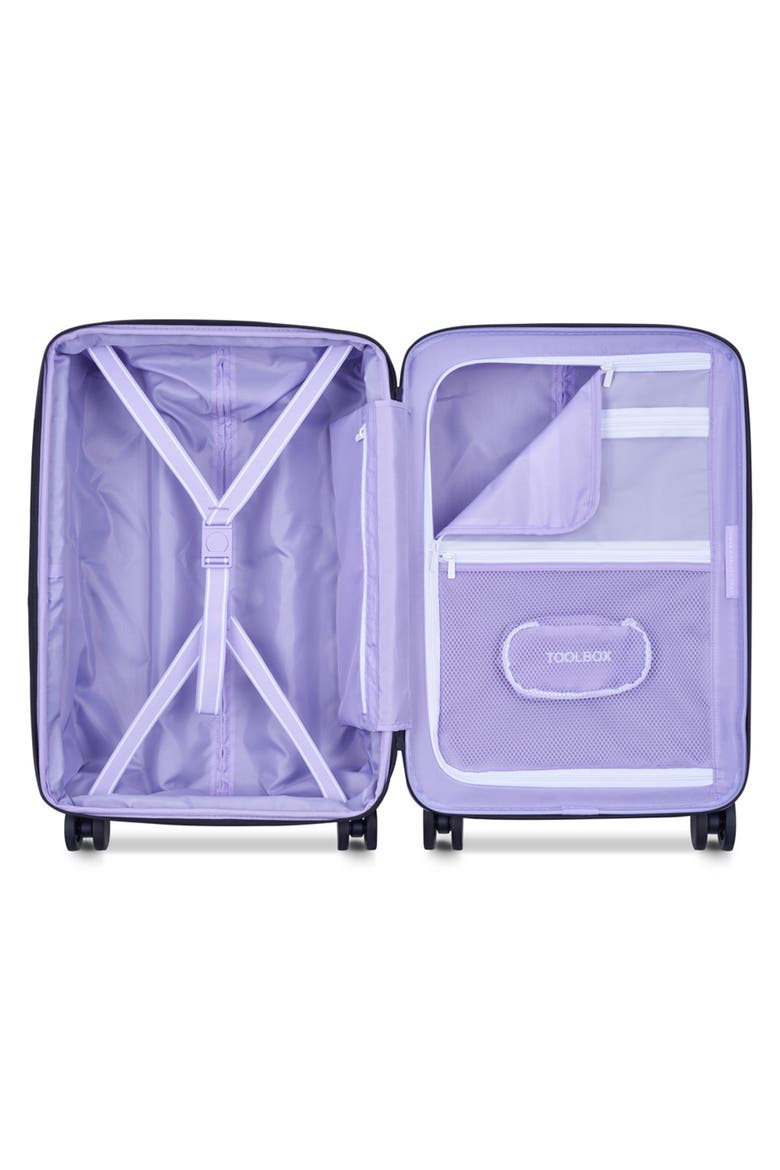 2 Piece Set - Spin Me Away Expandable 20" Carry-On Spinner & Fresh Start Backpack Set, Alternate, color, Lavender