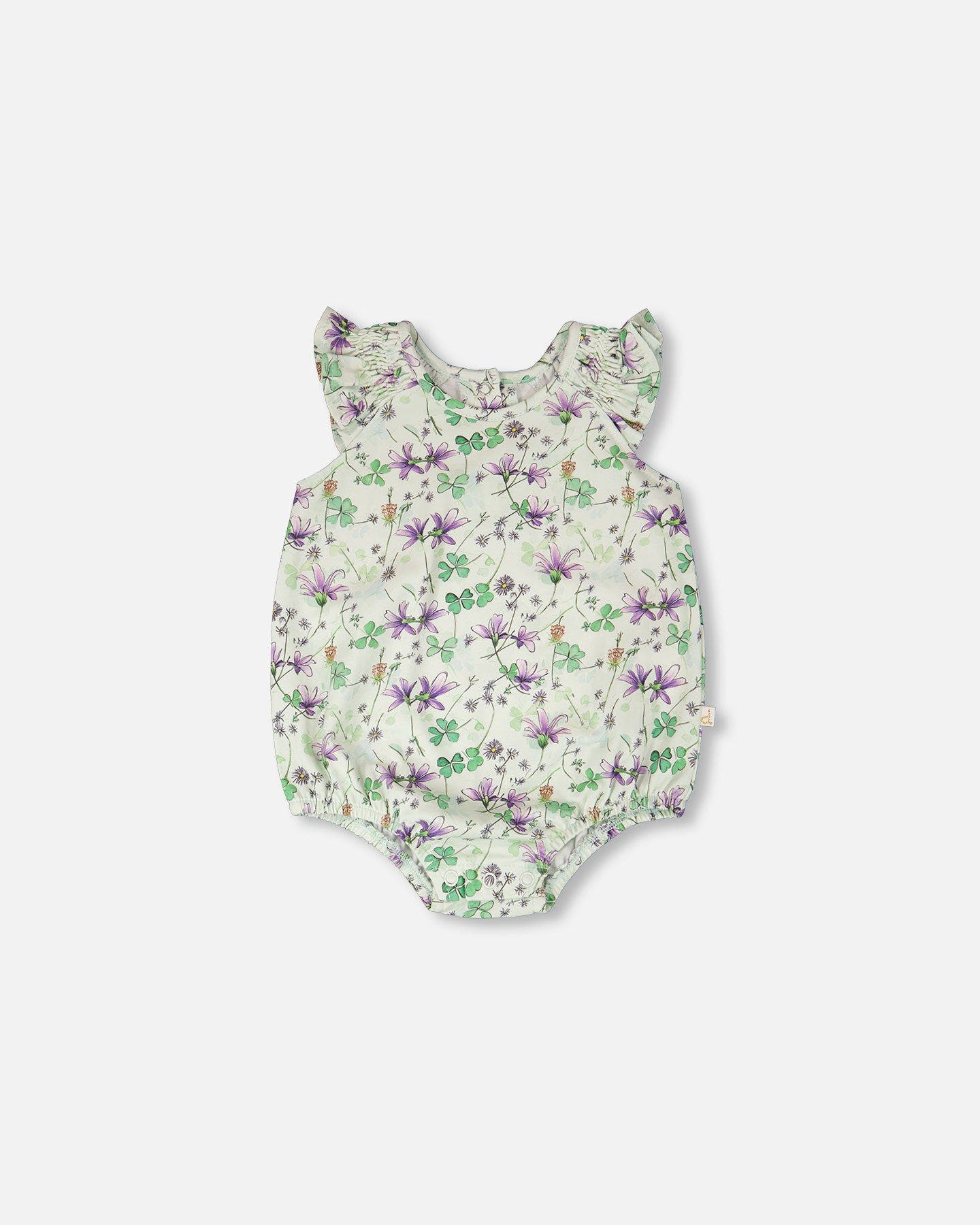 selected Green Floral Print