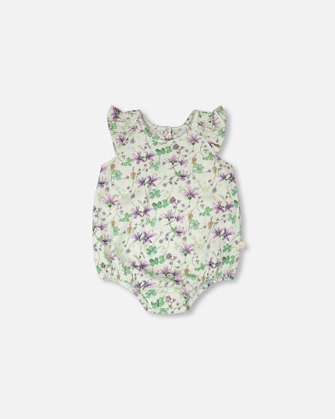 Jersey Printed Flowers Romper (Baby)
