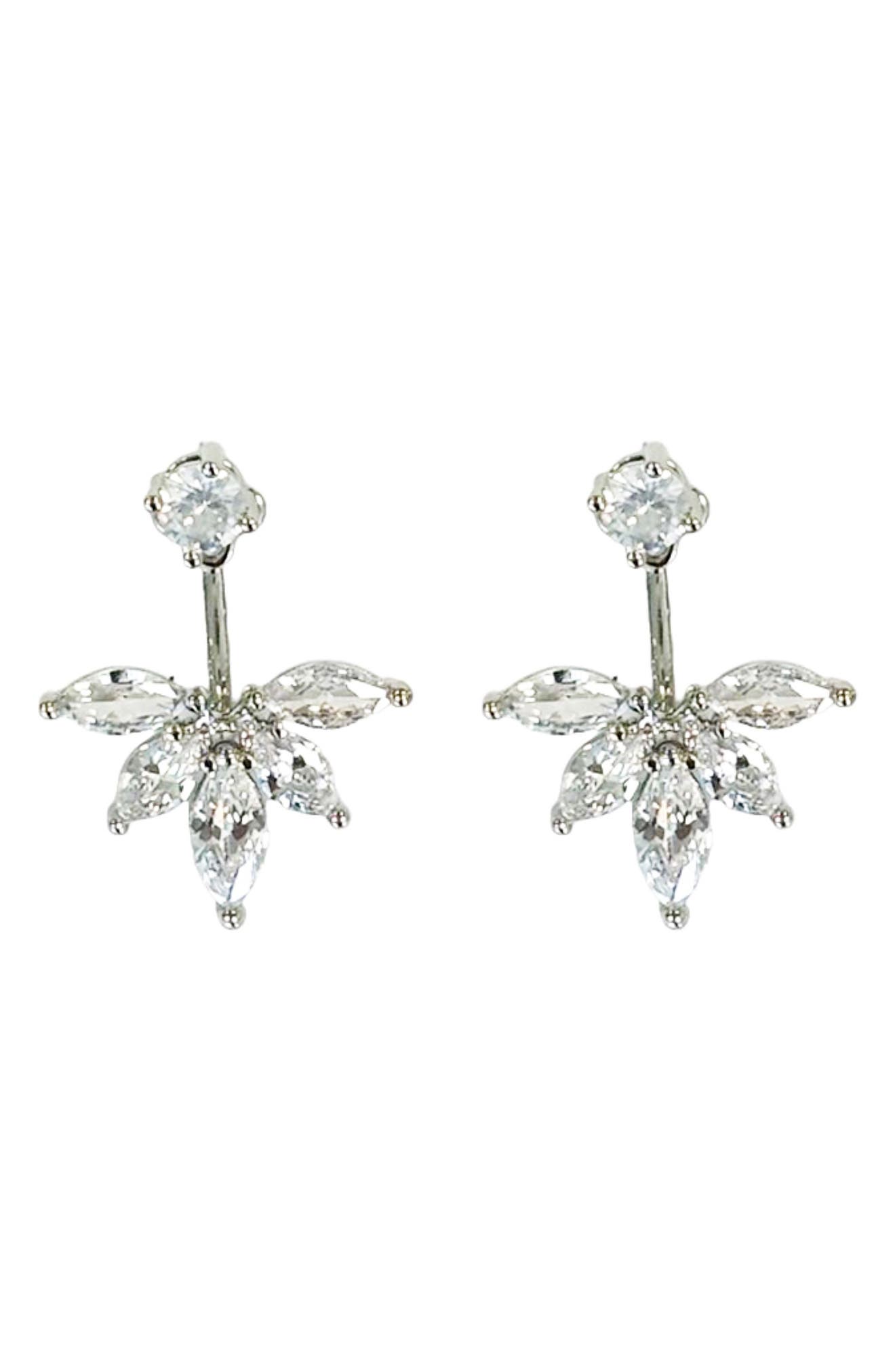 ZAXIE By Stefanie Taylor Cubic Zirconia Ear Jackets
