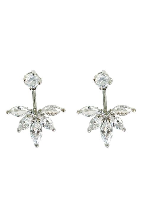 Cubic Zirconia Ear Jackets