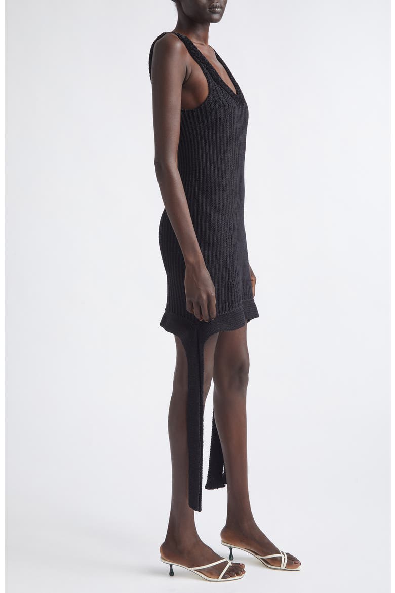 Flip Cotton Blend Rib Sweater Tank, Alternate, color, BLACK