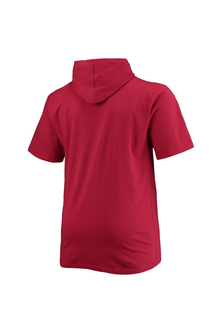 Men's Crimson Oklahoma Sooners Big & Tall Team Hoodie T-Shirt, Alternate, color, Crimson