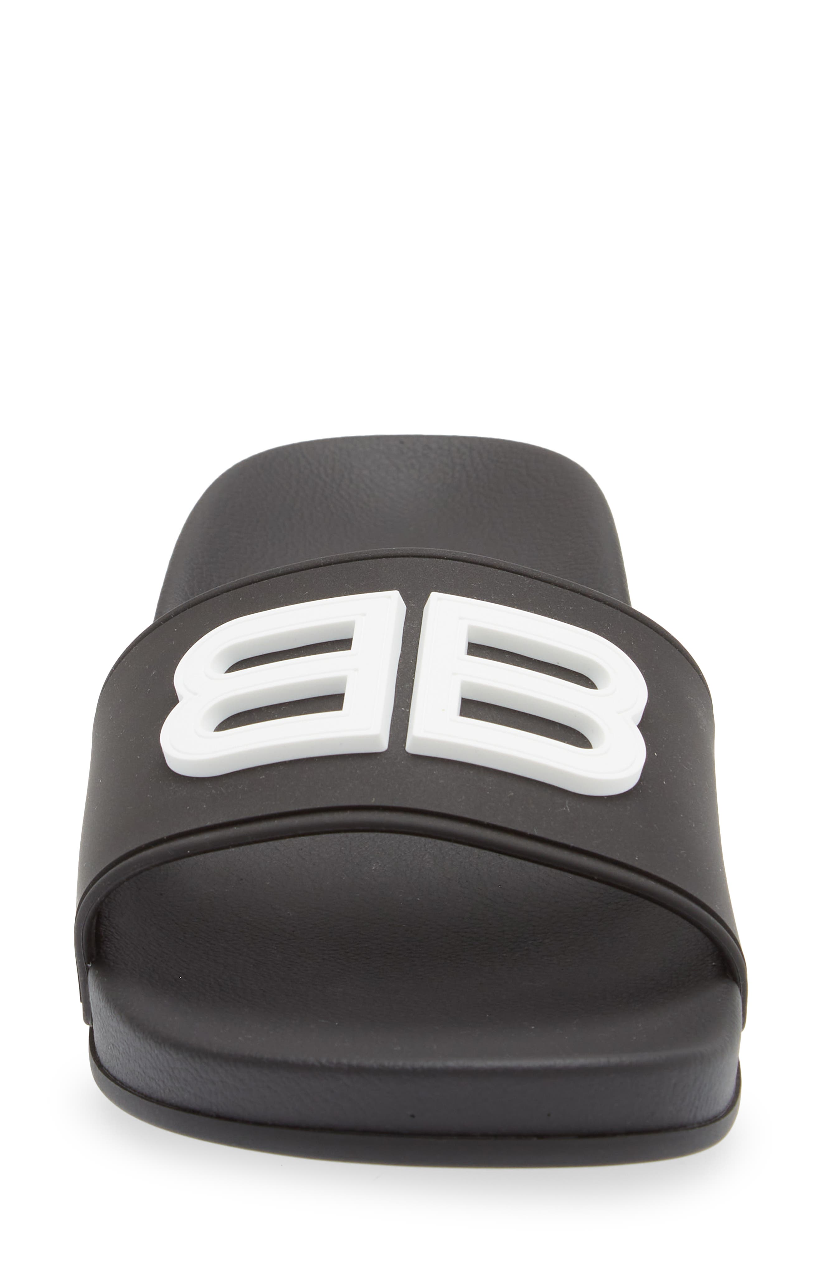 Balenciaga Pool BB Slide Sandal, Alternate, color, 