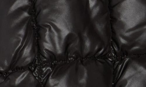 Bcbgeneration Zip Quilted Short Puffer Jacket In Black