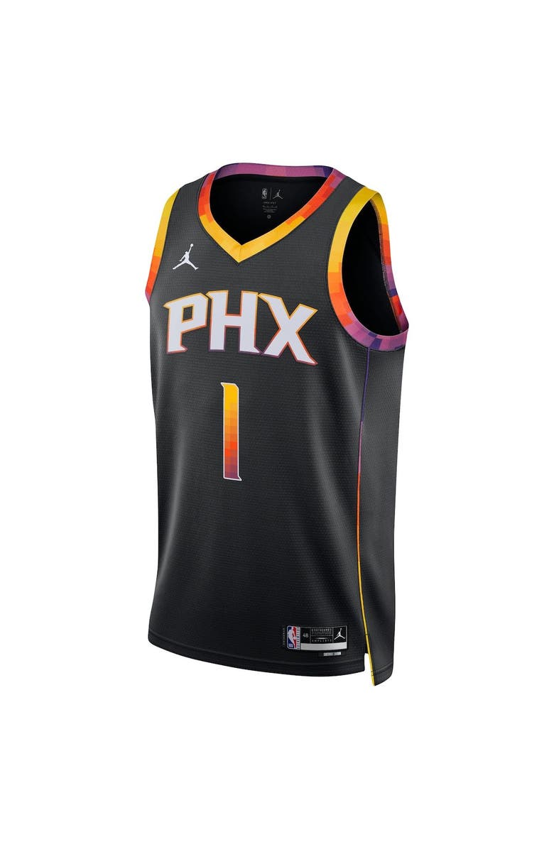Jordan Brand Unisex Jordan Brand Devin Booker Black Phoenix Suns Swingman Jersey - Statement Edition, Alternate, color, Black