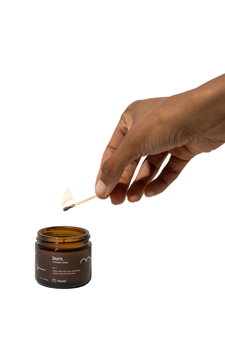 maude Burn No. 1 Massage Candle, Alternate, color, 