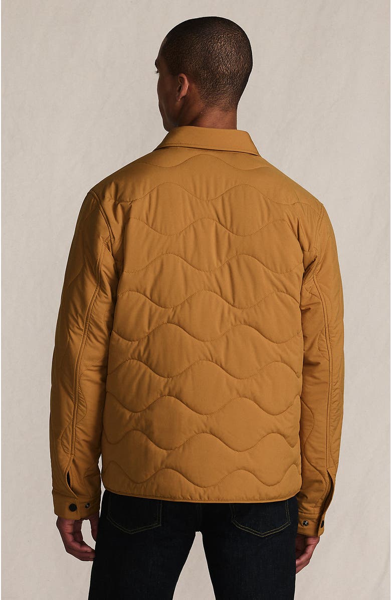 Lands' End Quilted Insulated Shirt Jacket, Alternate, color, Canyon Camel