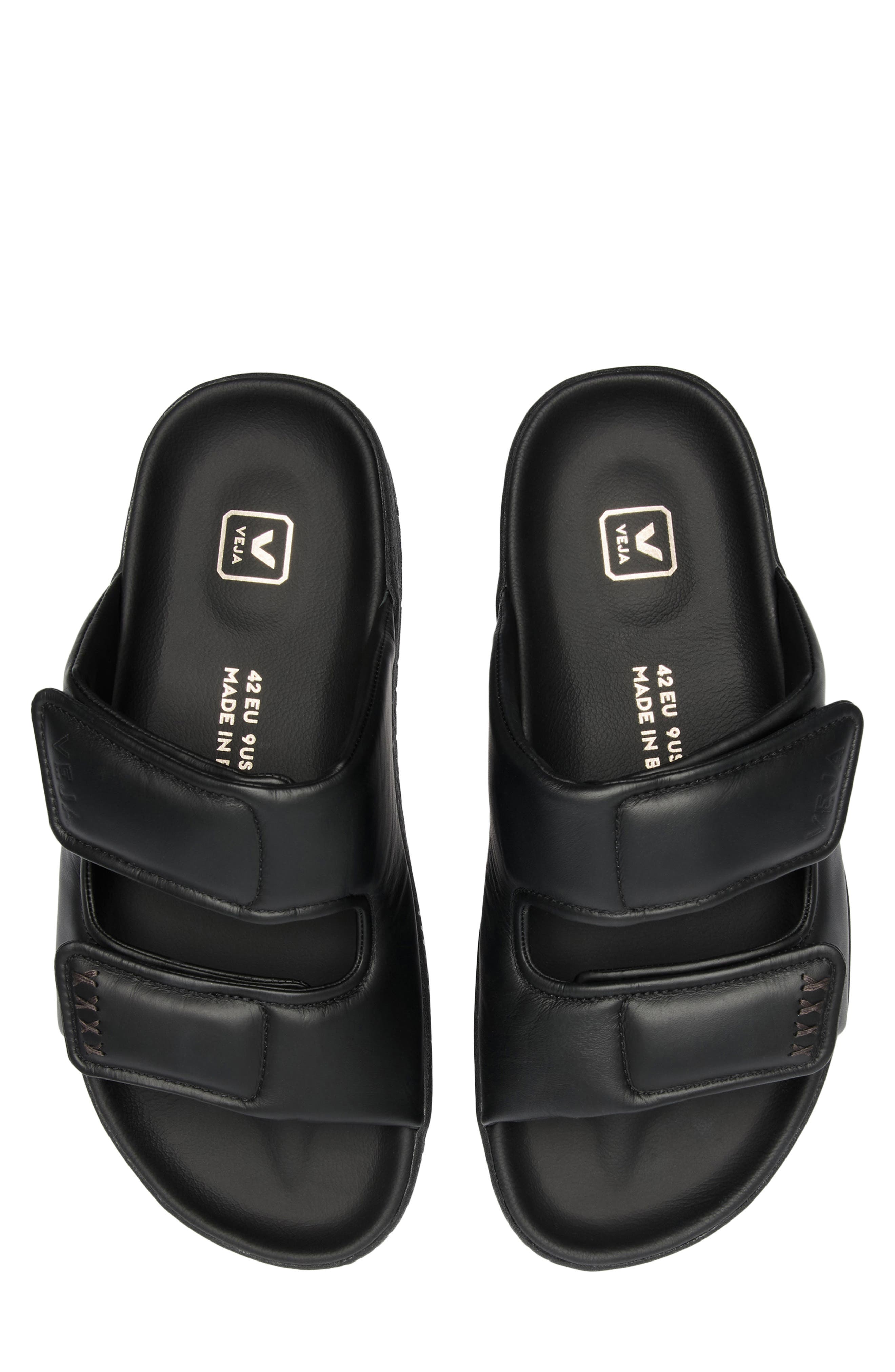 Veja Etna Slide Sandal, Alternate, color, Full-Black