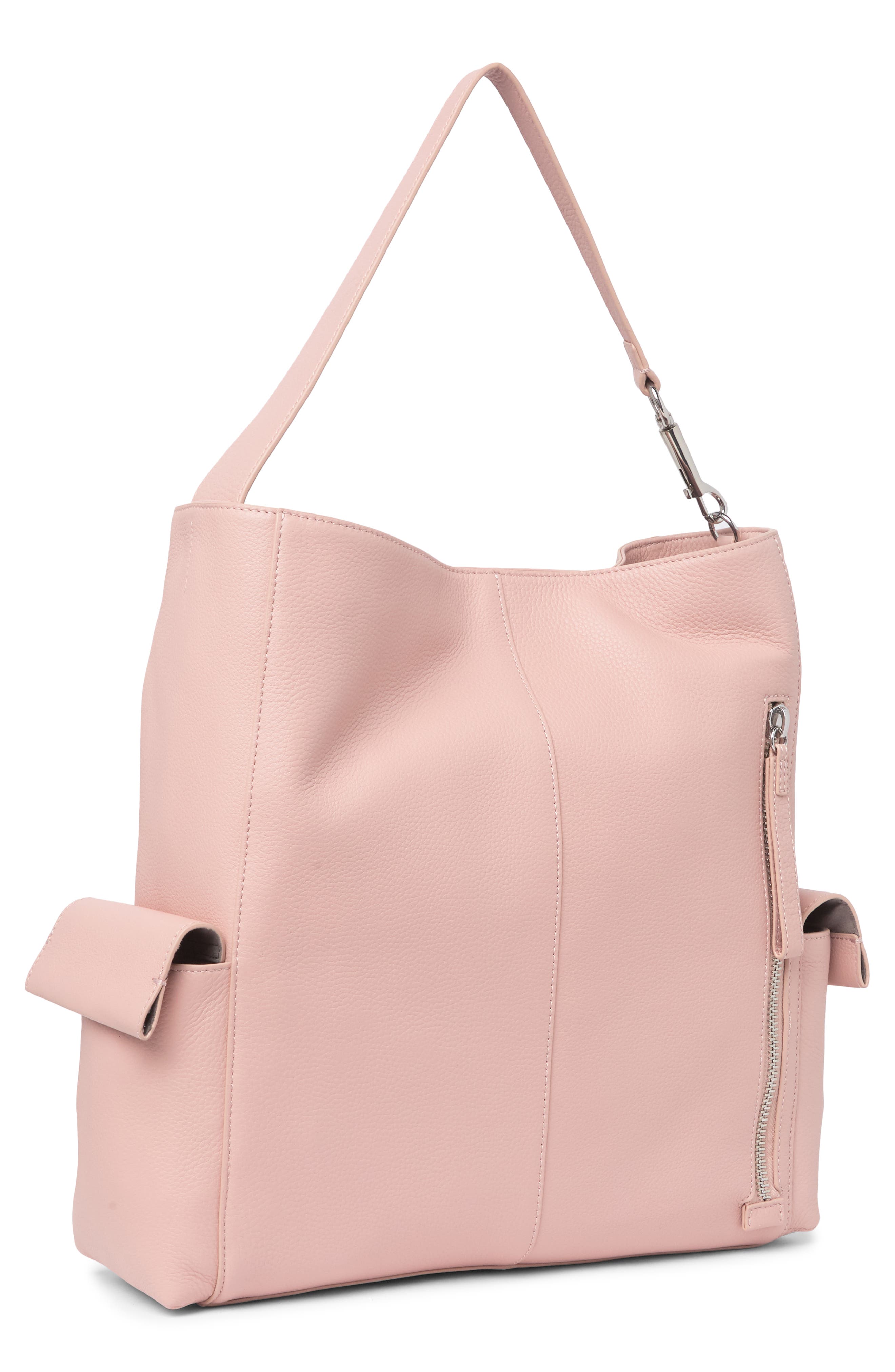 Vince Camuto Garri Leather Shoulder Hobo Bag, Alternate, color, 