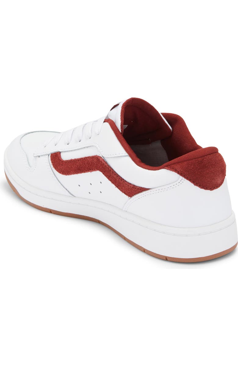 Vans Ryland Sneaker, Alternate, color, Leather Pop Brick Red