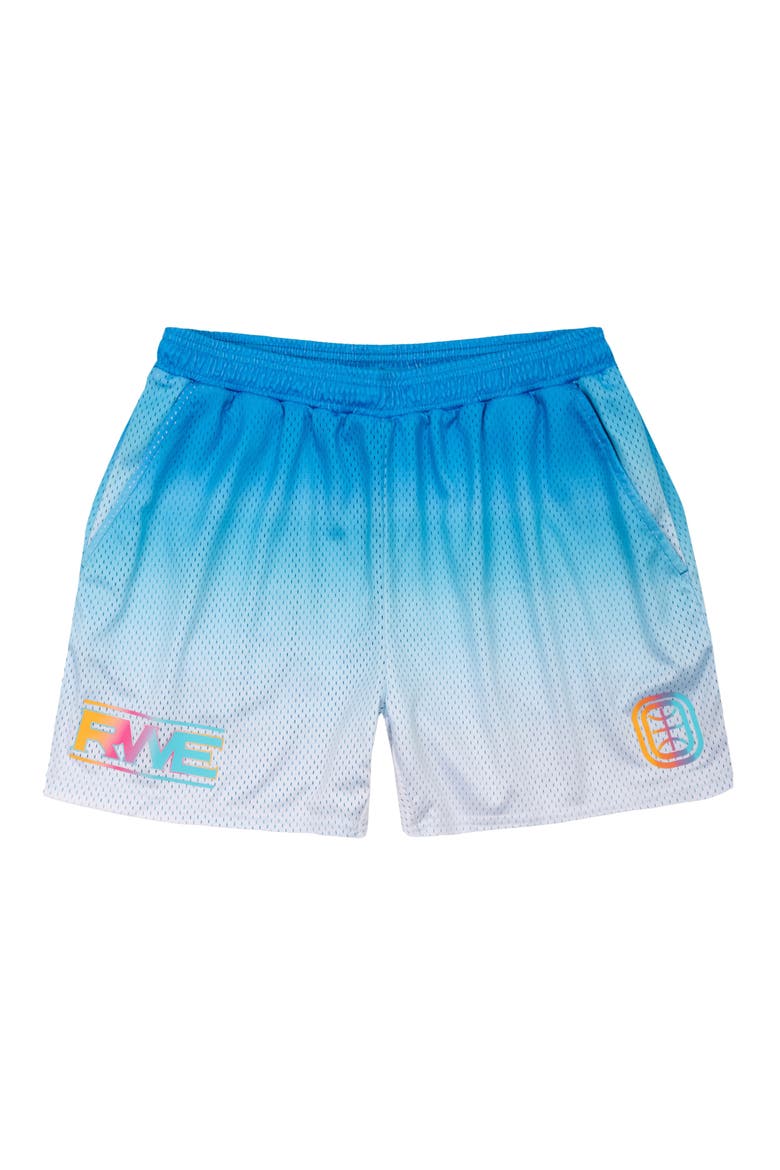 Elite RWE Ombré Mesh Basketball Shorts, Alternate, color, BLUE