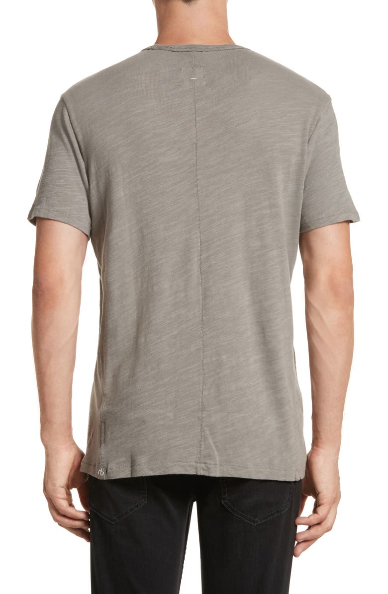 rag & bone Slim Fit Slubbed Cotton T-Shirt, Alternate, color, 