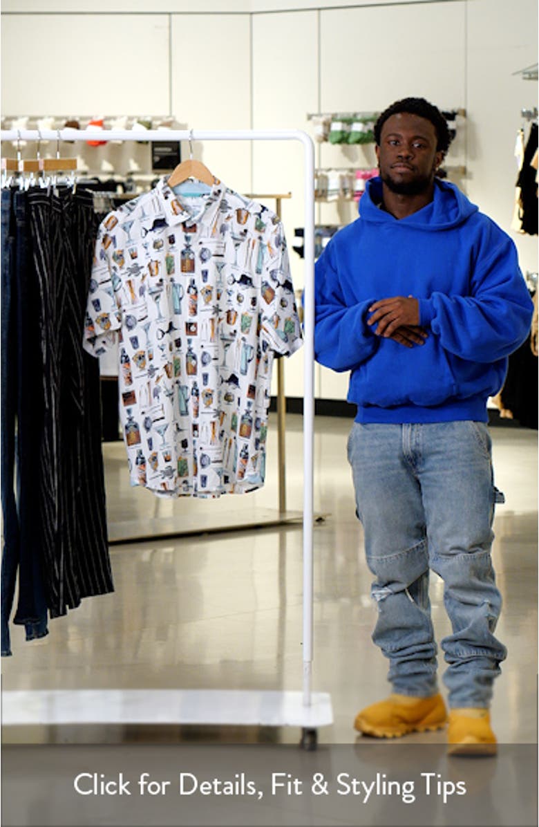 Nova Wave Well Stocked Short Sleeve Seersucker Button-Up Shirt, sales video thumbnail