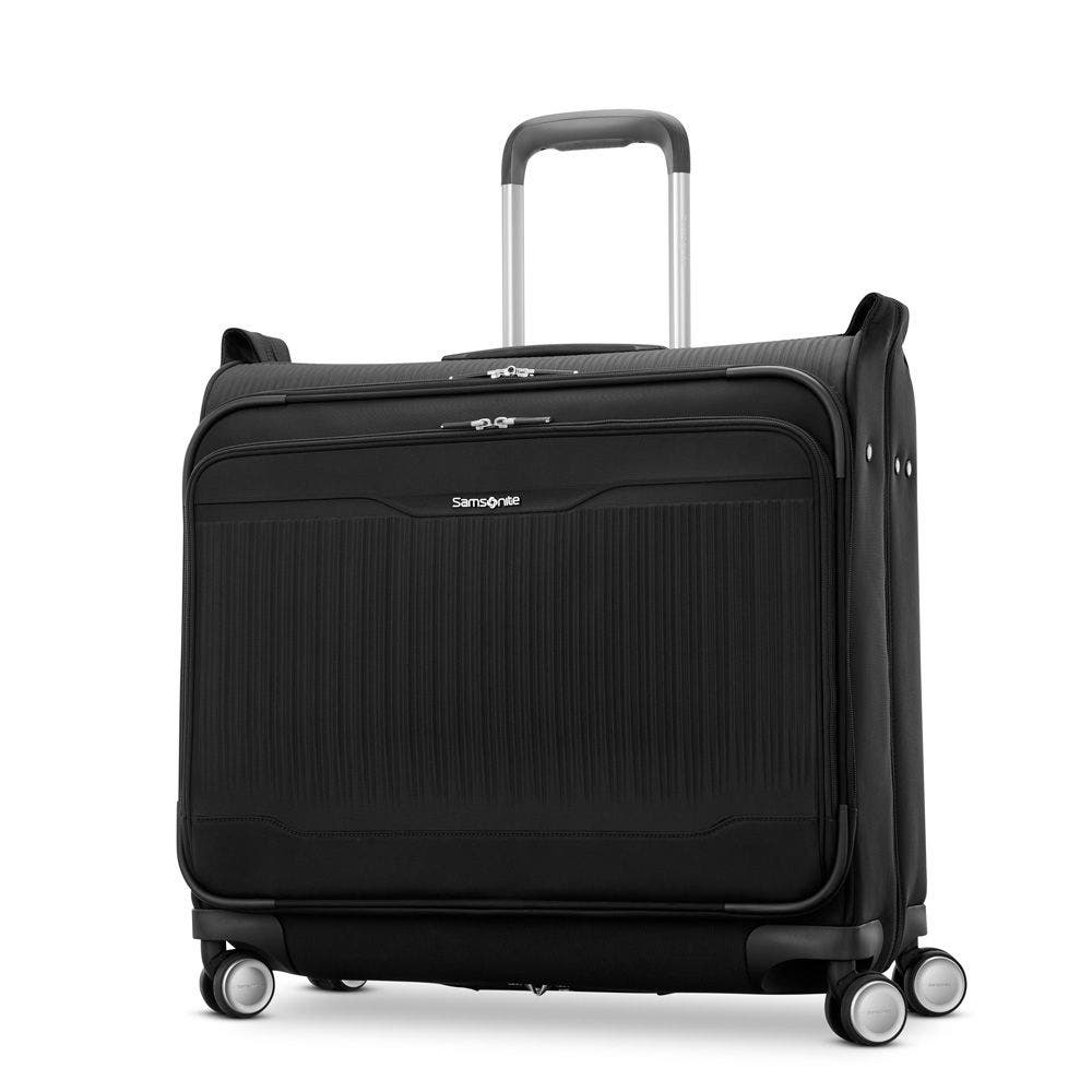 Samsonite Silhouette 18 Spinner Garment Bag, Alternate, color, Black
