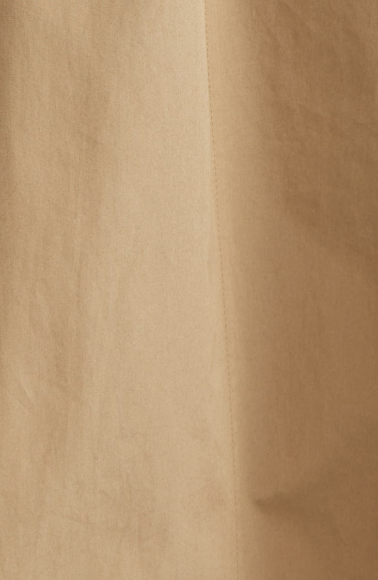 Lafayette 148 New York Organic Cotton Poplin Wrap Shirtdress, Alternate, color, Cadet Khaki