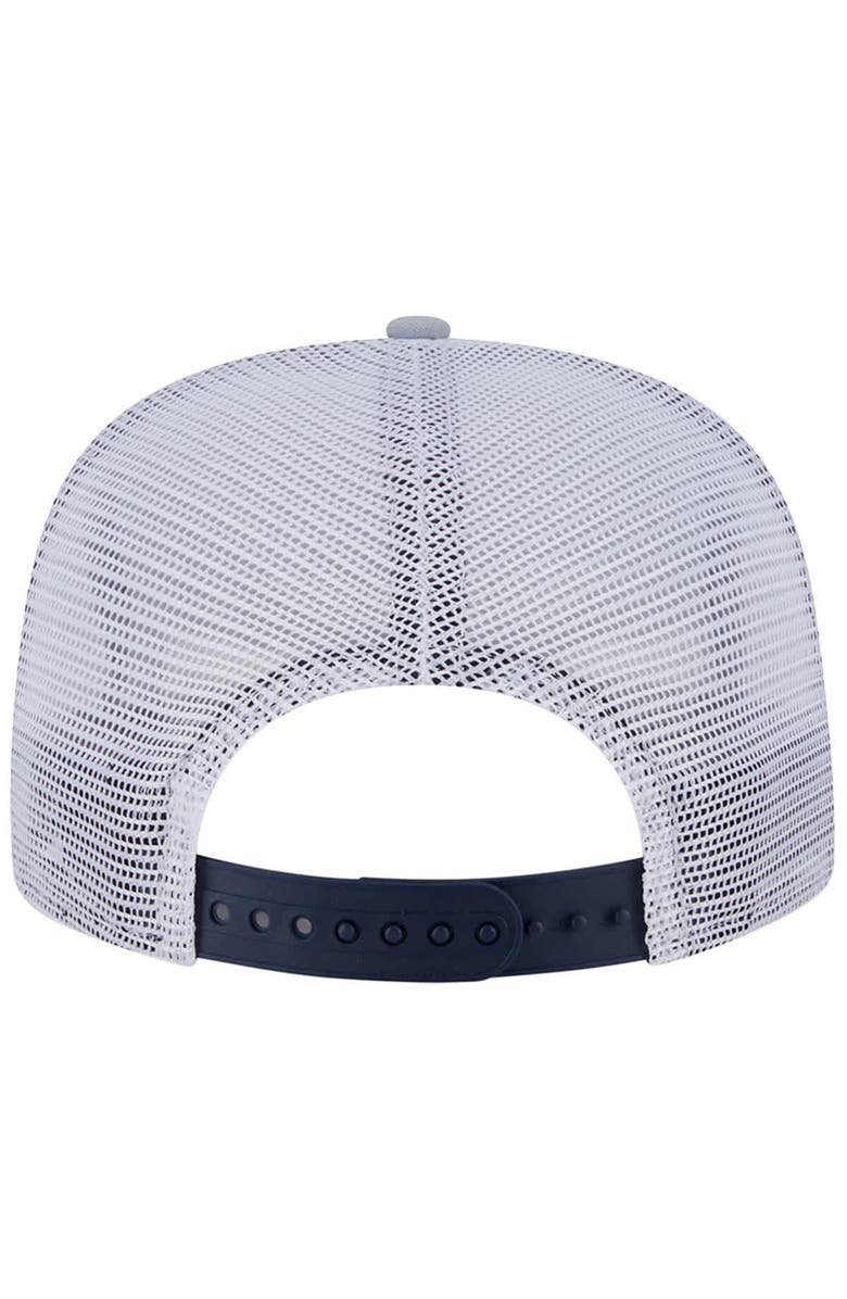 New Era Men's New Era Gray/Navy Dallas Cowboys Throwback Dye Golfer Snapback Hat, Alternate, color, Gray