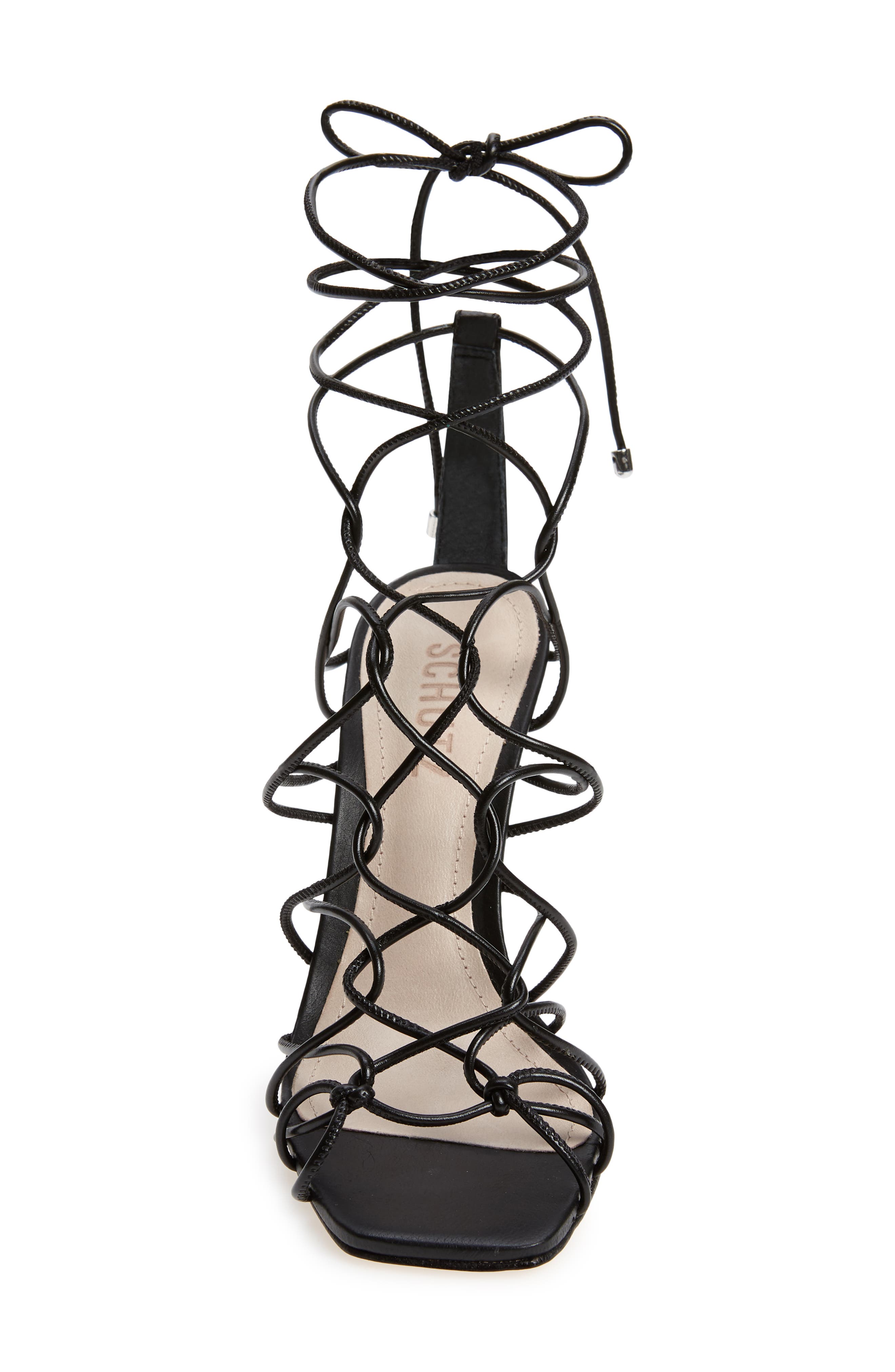 Schutz Heyde Ankle Tie Sandal, Alternate, color, 