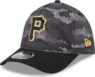 New Era Men's New Era Black Pittsburgh Pirates Camo 39THIRTY A-Frame Flex Hat