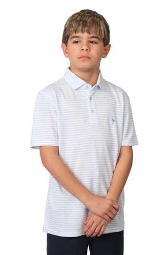 TailorByrd Kids' Yarn Dyed Piqué Knit Polo
