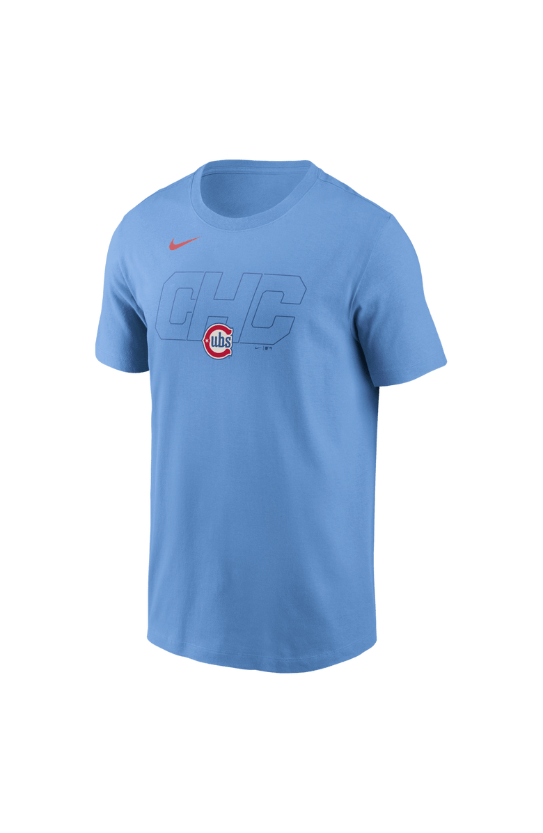 Nike Men's Nike Light Blue Chicago Cubs Alternate Logo T-Shirt, Alternate, color, Light Blue