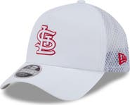 New Era Men's New Era White St. Louis Cardinals 2026 Batting Practice Apex 9FORTY Adjustable Trucker Hat