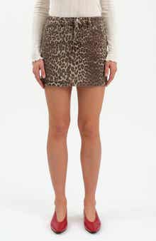 DAZE Malibu Denim Miniskirt