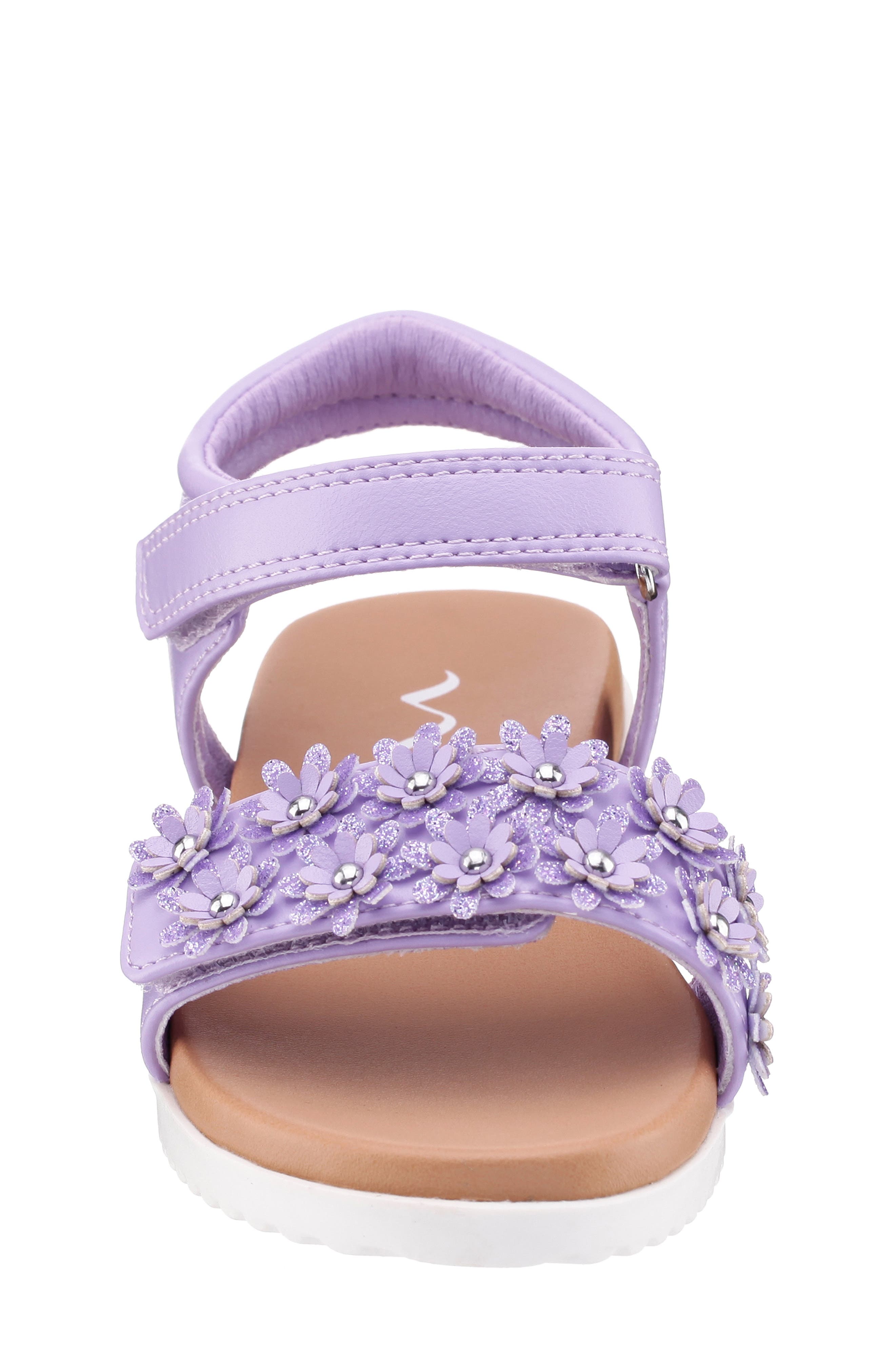 Nina Kids' Neriah Sandal, Alternate, color, Purple Plzd/Glitter