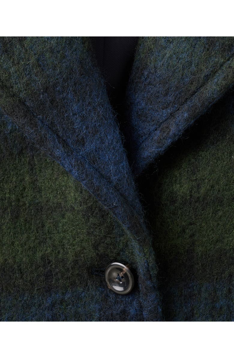 MANGO Check Print Oversize Coat, Alternate, color,