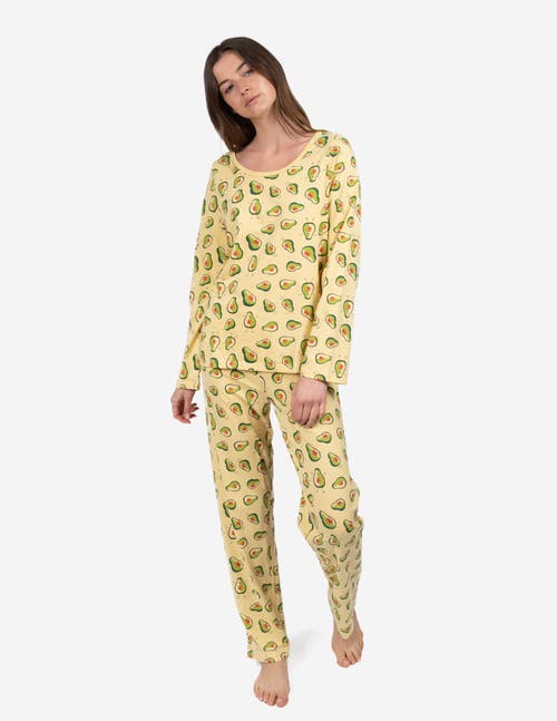 Leveret Loose Fit Cotton Matching Family Pajamas, Animal & Nature Prints In Green