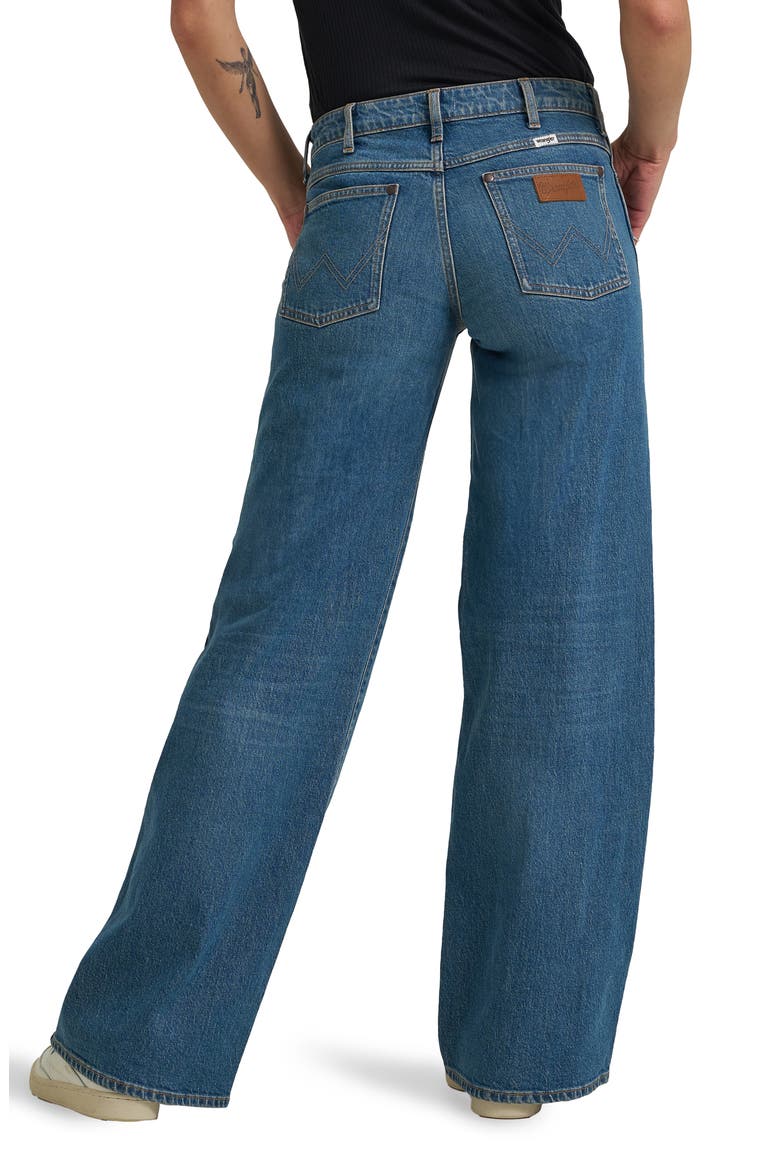 Worldwide Mid Rise Wide Leg Jeans, Alternate, color, DRIFTERS DREAM